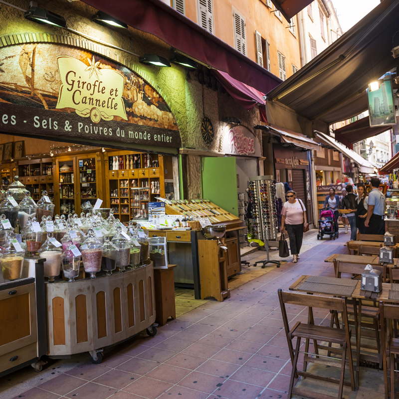 boutique d'épices dans le Vieux-Nice
