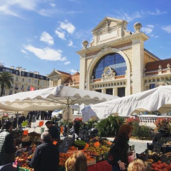 Il mercato della Libération e la Gare du Sud