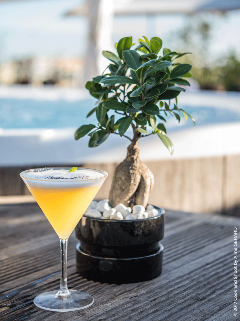 Cocktail du rooftop Monsigny