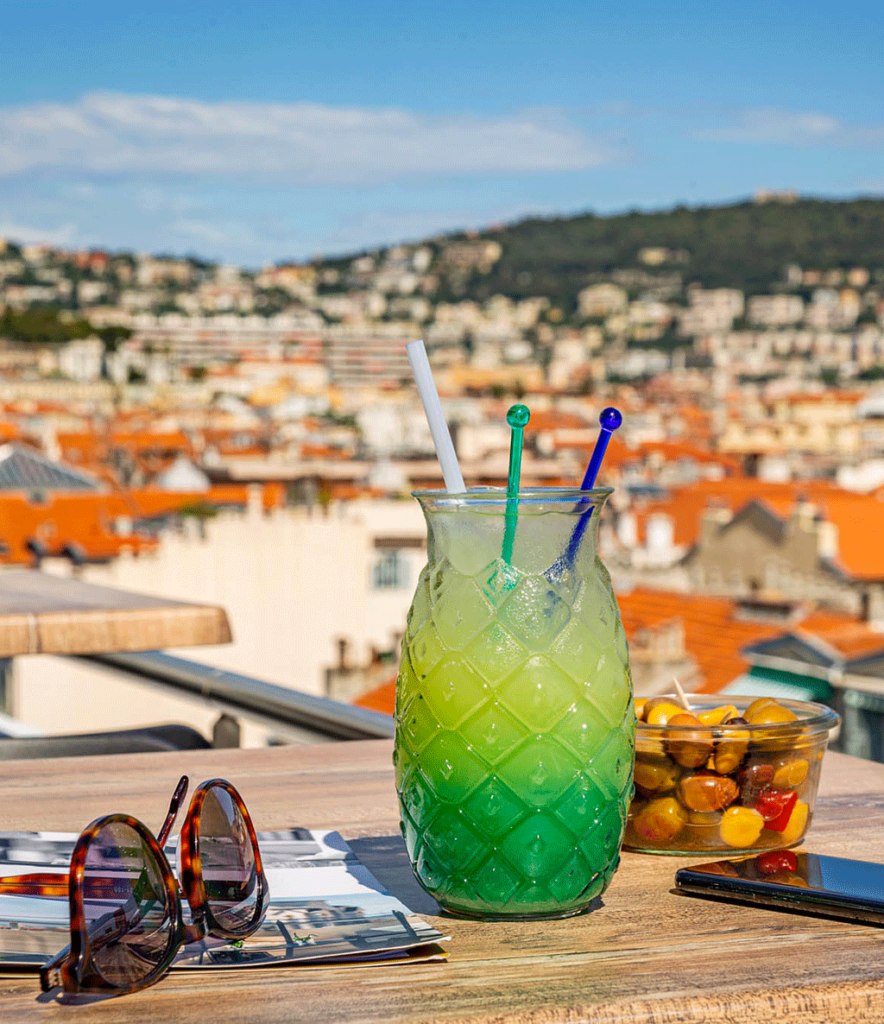 cocktail du Skylounge rooftop à Nice