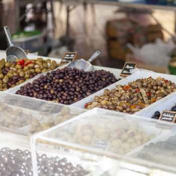 Le olive, una produzione locale