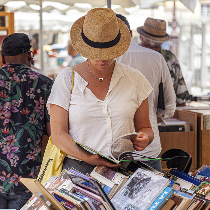 Le marché aux vieux livres de Nice