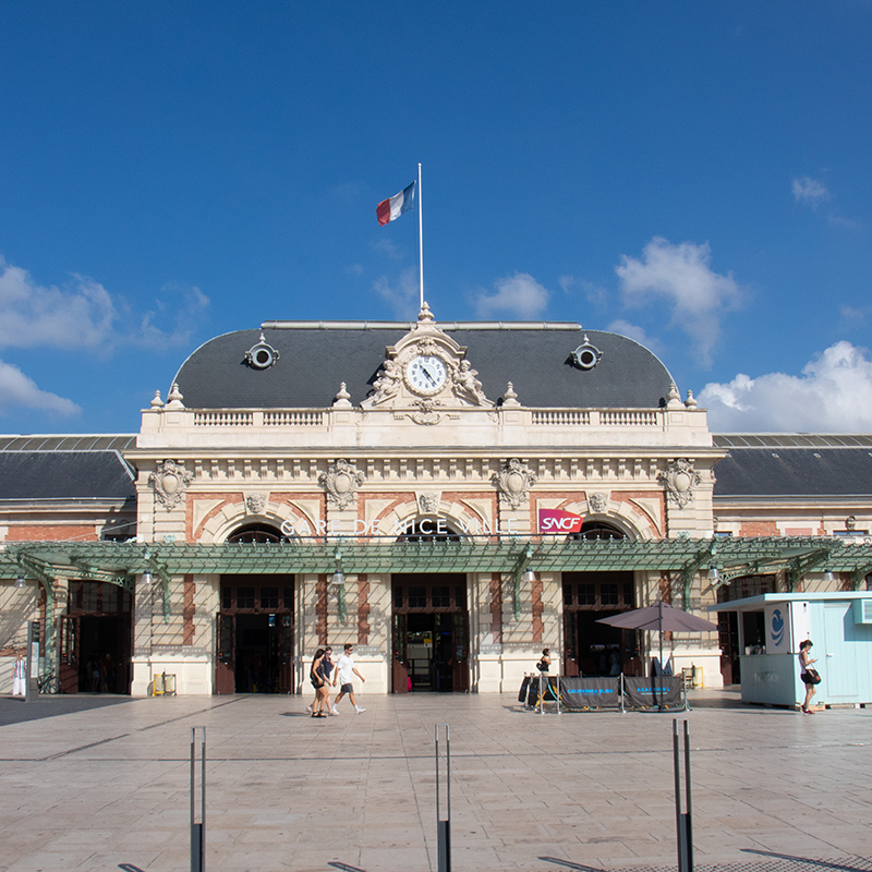 La gare Thiers à Nice