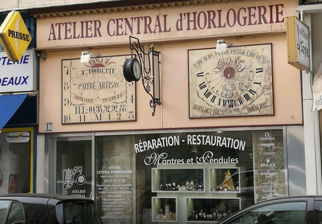 Atelier central d'horlogerie à Nice