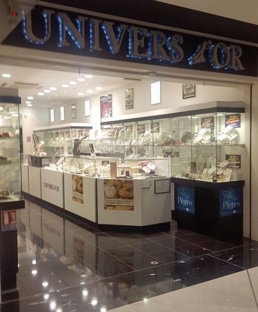 Boutique Univers d'Or à Nice