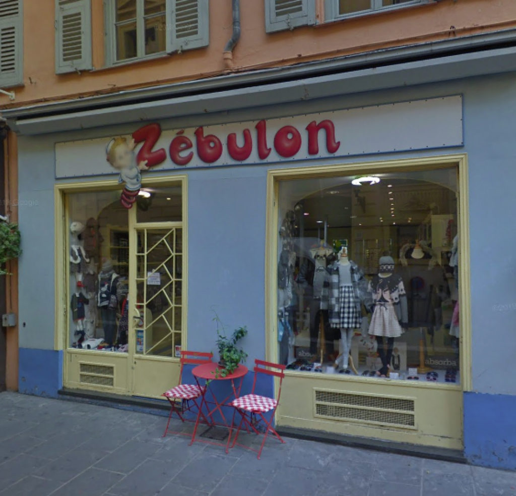 boutique Zébulon à Nice