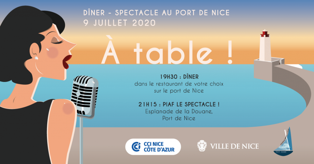 A table ! Dîner - Spectacle au Port de Nice 