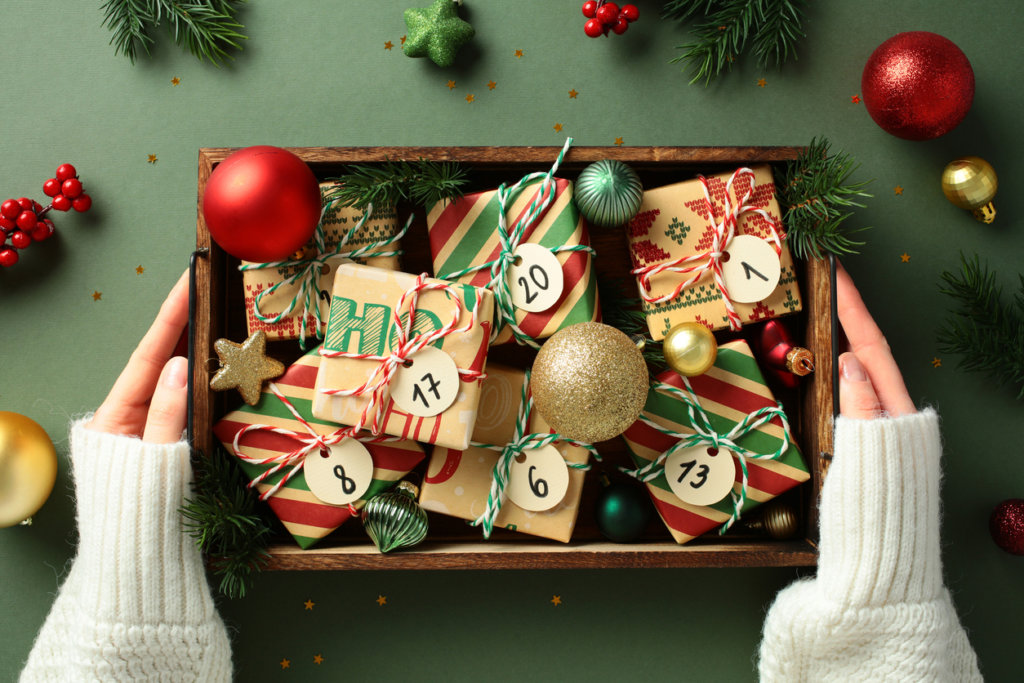 Calendrier de l'avent avec pleins de surprises