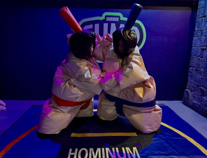 Combat de sumos pour un jeu entre amis