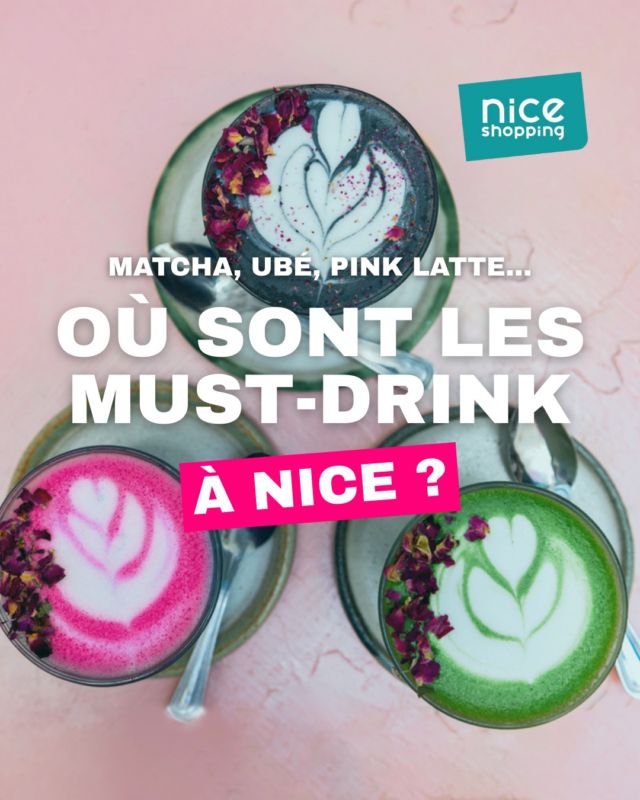 🥤 Matcha, Ubé, Kombucha, Pink Latte… Tu vois passer ces boissons partout ? Nous aussi 👀✨
Bonne nouvelle : tu peux enfin les goûter à Nice ! On t’a préparé un nouvel article de blog avec les spots les plus stylés pour tester les must-drink du moment 💜🍵

📍 Chez Caffè Orso, laisse-toi surprendre par un café d’orge exceptionnel… ou un délicieux matcha ☕ @caffeorso 
📍 Direction le Vieux Nice pour tester l’Ubé Latte ultra coloré de La Claque Café 💜@laclaquecafe 
📍 Envie de douceur ? Maison Karlie maîtrise le matcha à la perfection ✨@maison_karlie_ 
📍 Et pour une touche pop, fonce chez Malongo Café déguster leur Pink Latte 💗
Et ce n’est qu’un avant-goût…@cafemalongo

➡️ Plein d'autres adresses t’attendent dans le nouvel article → lien en story !

#CoffeeLovers #MatchaLovers #UbeLatte #Kombucha #PinkLatte #NiceCentre #BlogNice #BoissonsTendance #NiceShopping #NiceShopping06 @nice.avenue @shoppinginnice
